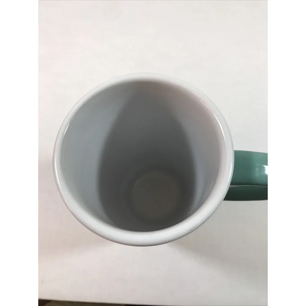 hello beautiful Large‎ Teal White Coffee Mug Cup